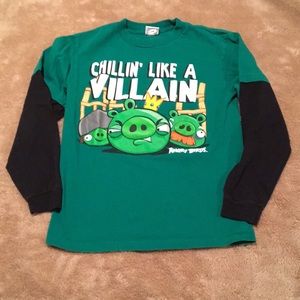 Boy’s Angry Birds long sleeved tee.